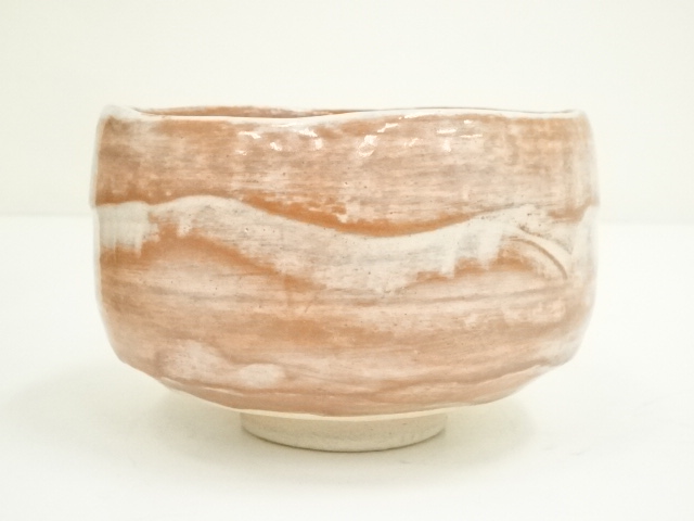 道具 ] - 道具 吉向焼 吉向陶荘造 赤茶碗（共箱） | ネットショップ圭